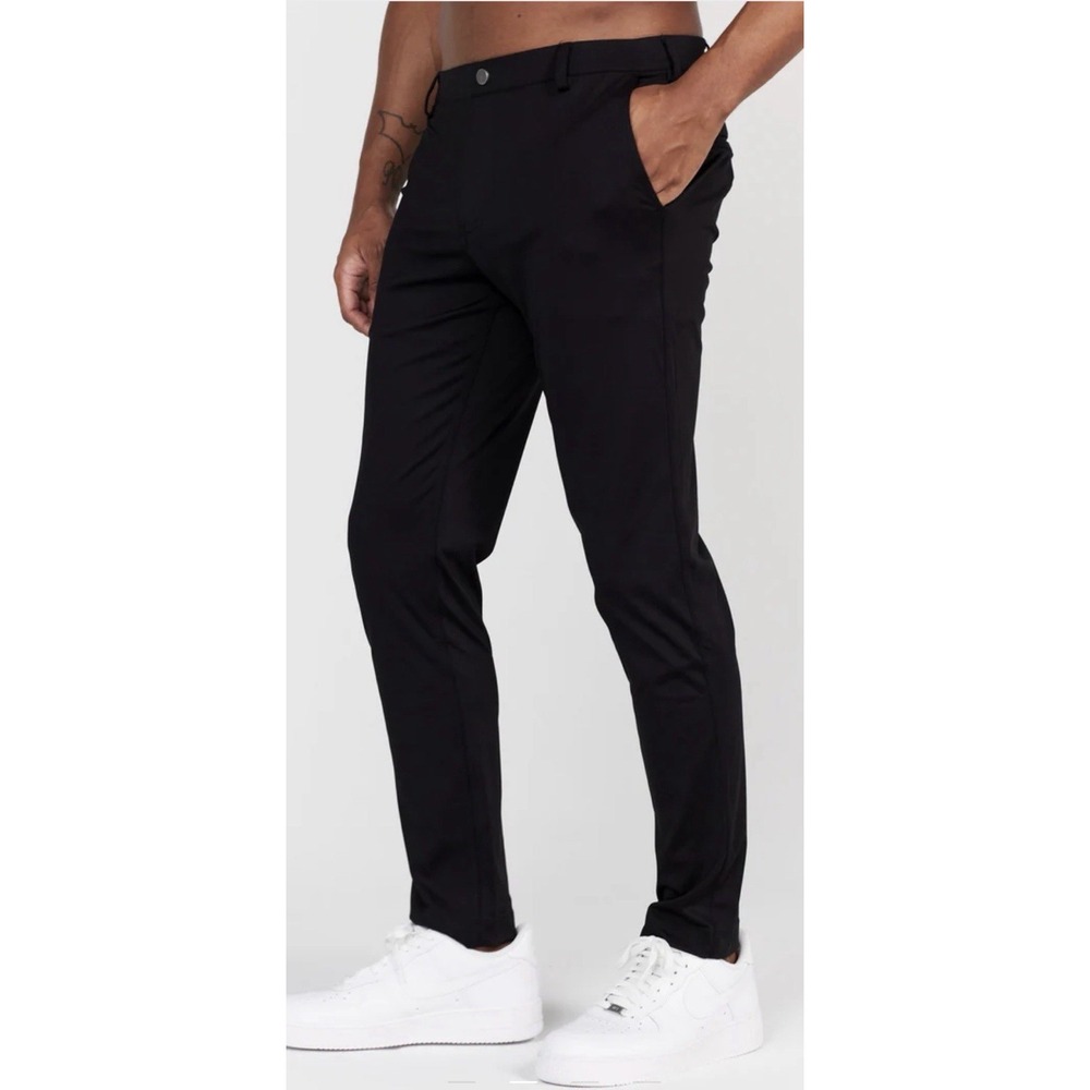 Redvanly Bradley Pull-On Pants Mens 2XL XXL Black Performance Golf 40x32 Stretch